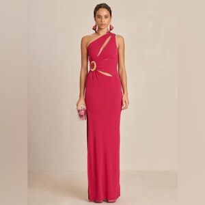 Cult Gaia Zinna Gown in Magenta